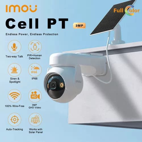 IMOU PANNEAU SOLAIRE 4G-5G + BATTERIE